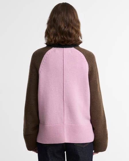Maglione girocollo in misto lana Tyneside Paul Smith Loves Barbour Black Multi
