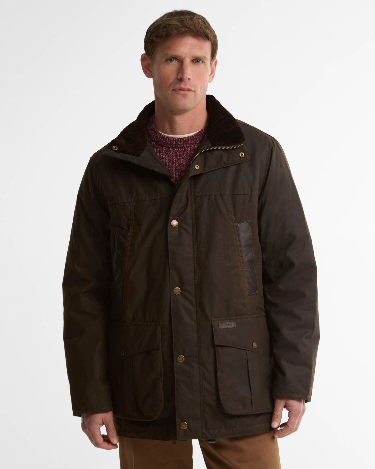 Sandale Waxed Jacket Olive image number 0