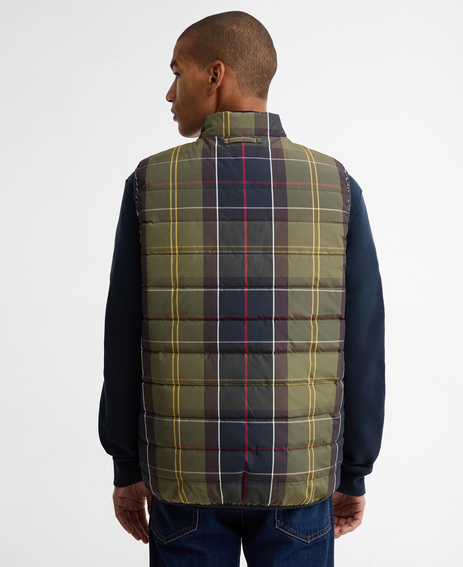 Reversible Tartan Puffer Gilet Classic Tartan