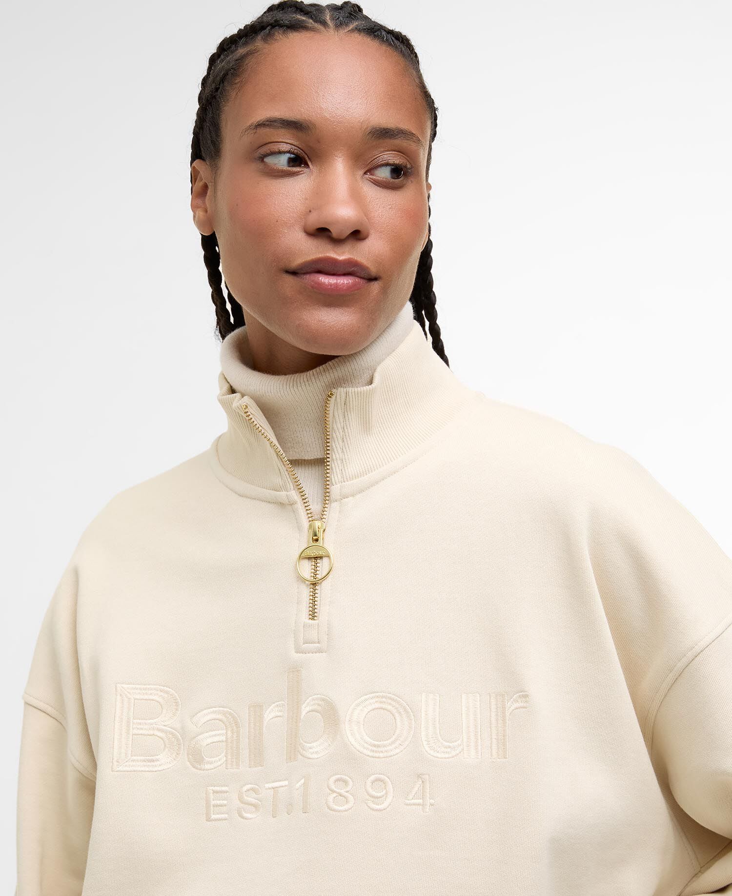 Pullover Sara Half-Zip Oat