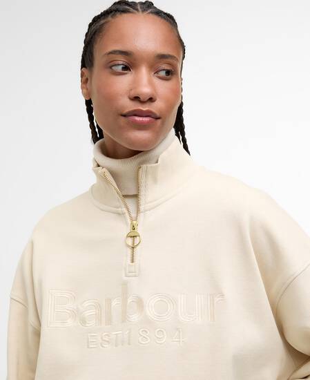 Pullover Sara Half-Zip Oat