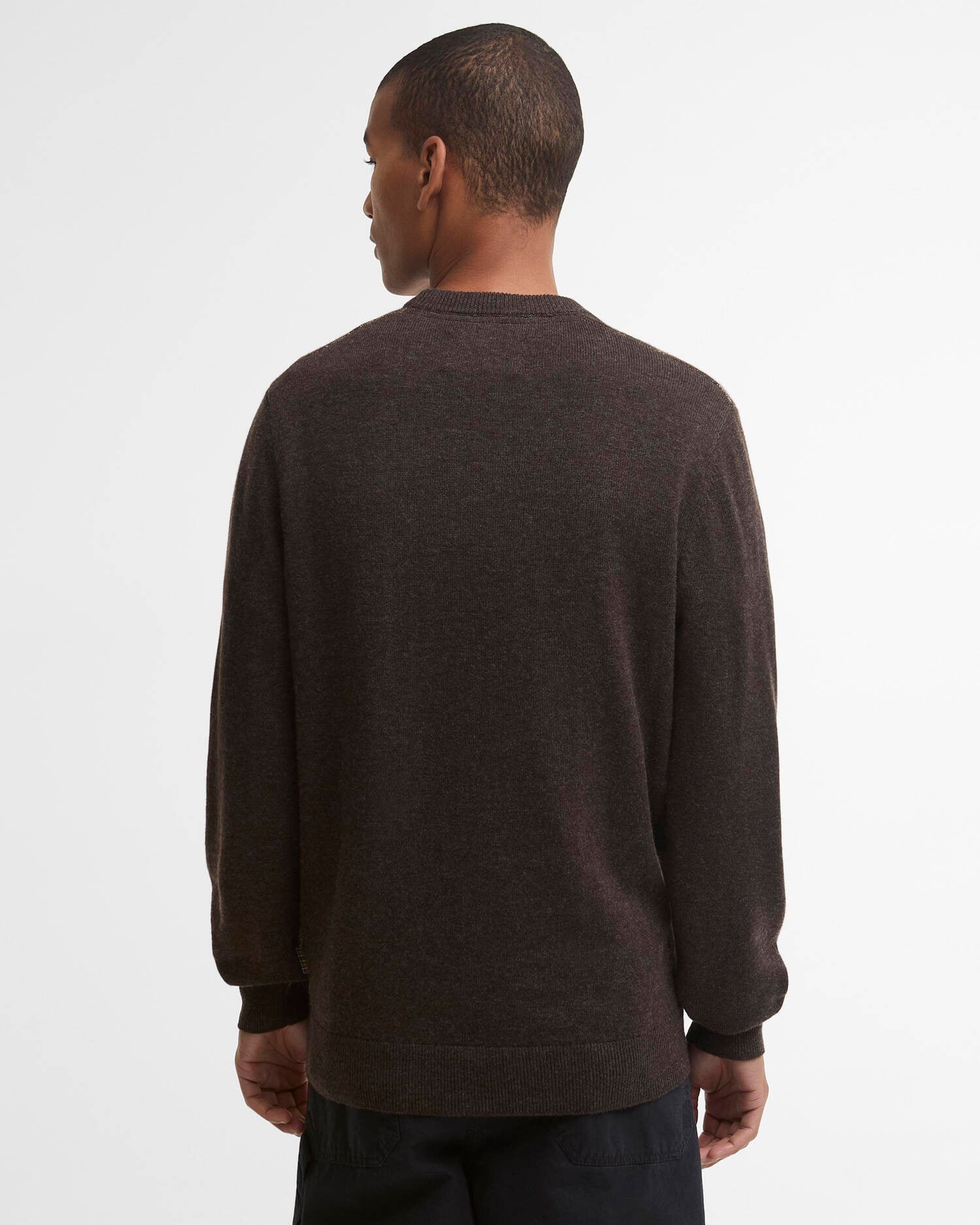 Barbour Pullover Mineral Tartan Rundhalsausschnitt Peat image number 2