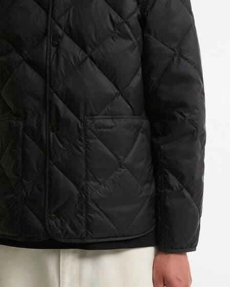 Lightweight Down Reversible Puffer Liner Black