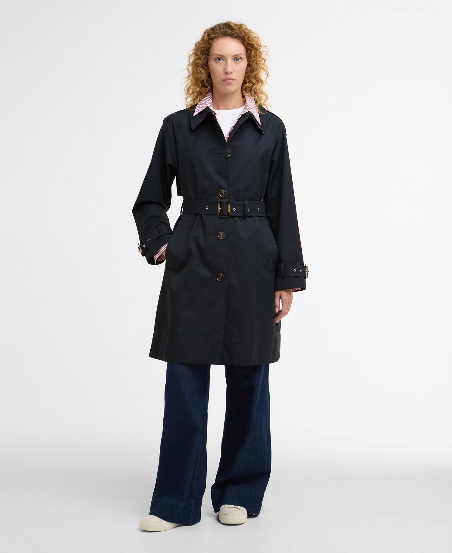 Trenchcoat Maia Showerproof Dark Navy / Dress Navy Tartan