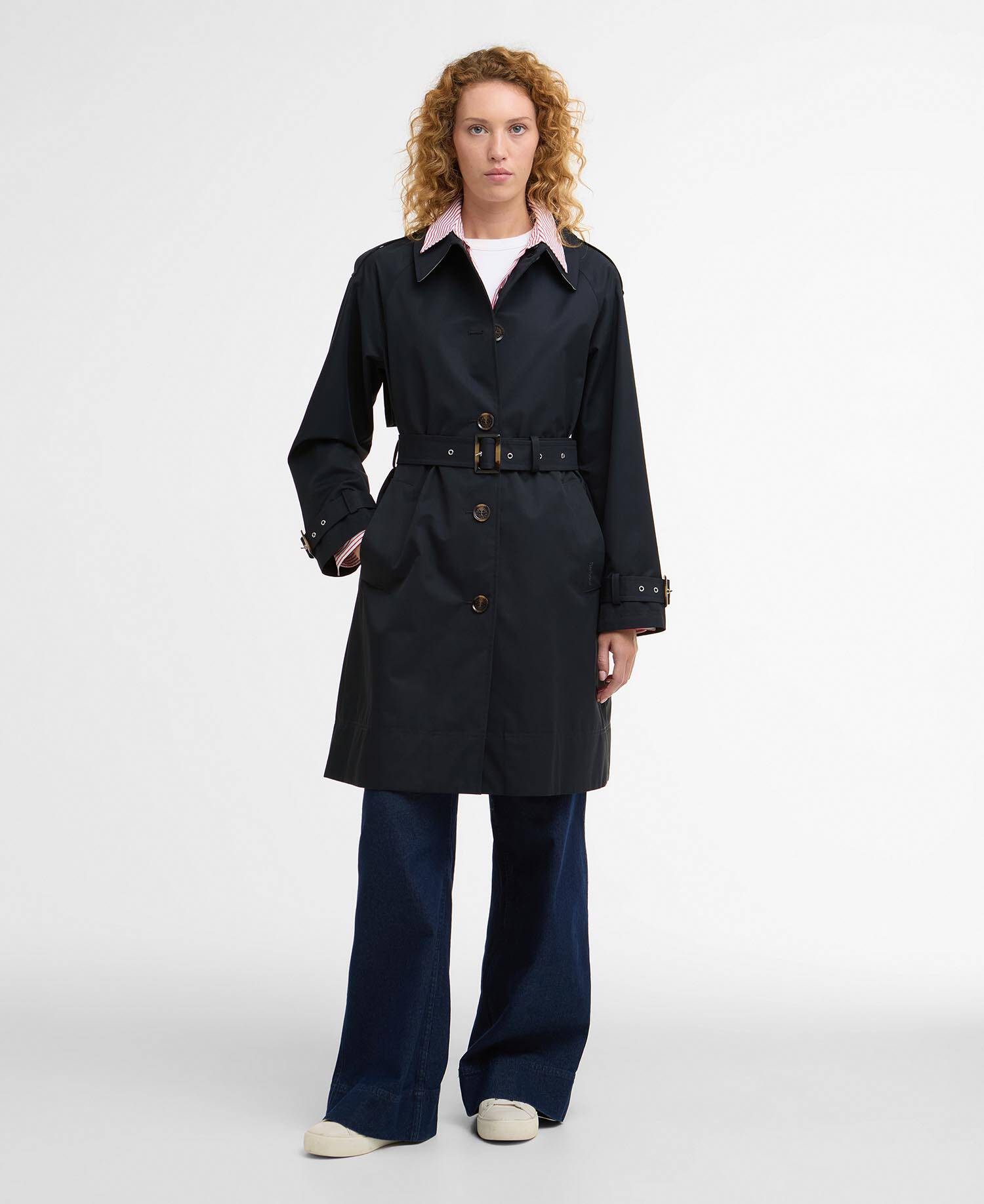 Trenchcoat Maia Showerproof Dark Navy / Dress Navy Tartan image number 0