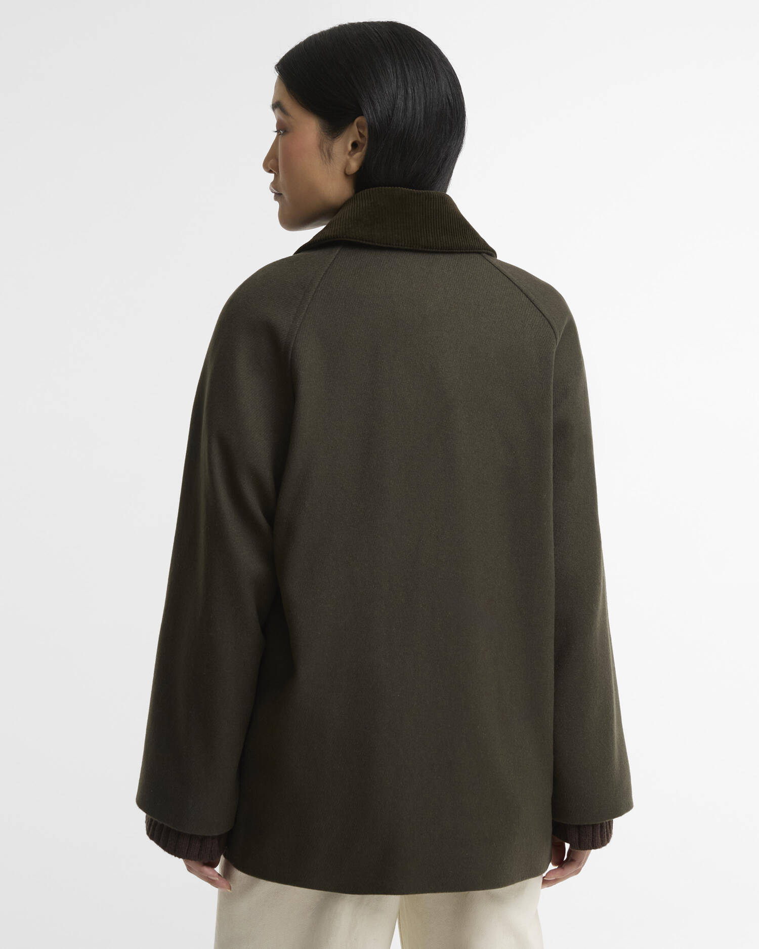 Women's Bedale Wool Coat Olive / Shadow Classic image number 2