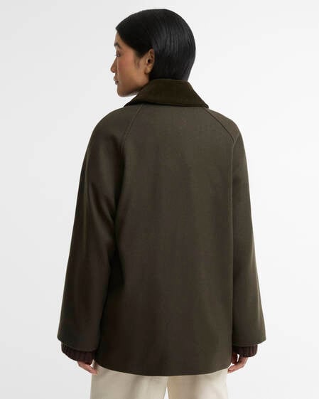 Women's Bedale Wool Coat Olive / Shadow Classic