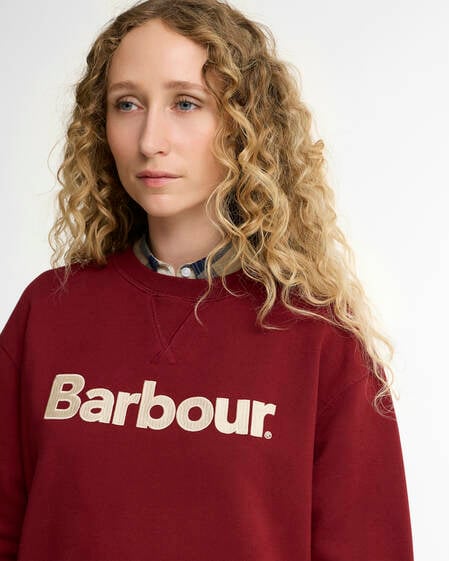Hartland Logo Sweatshirt Cranberry Red
