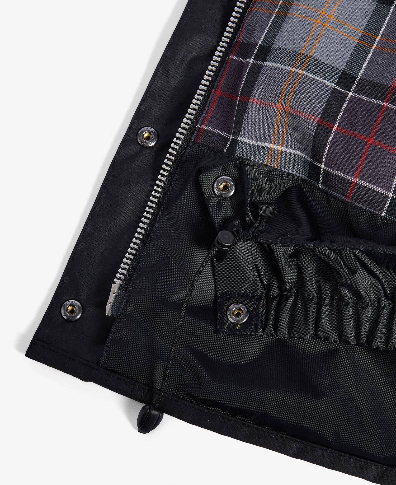 Women's Transport Waxed Jacket Black-Modern image number 8