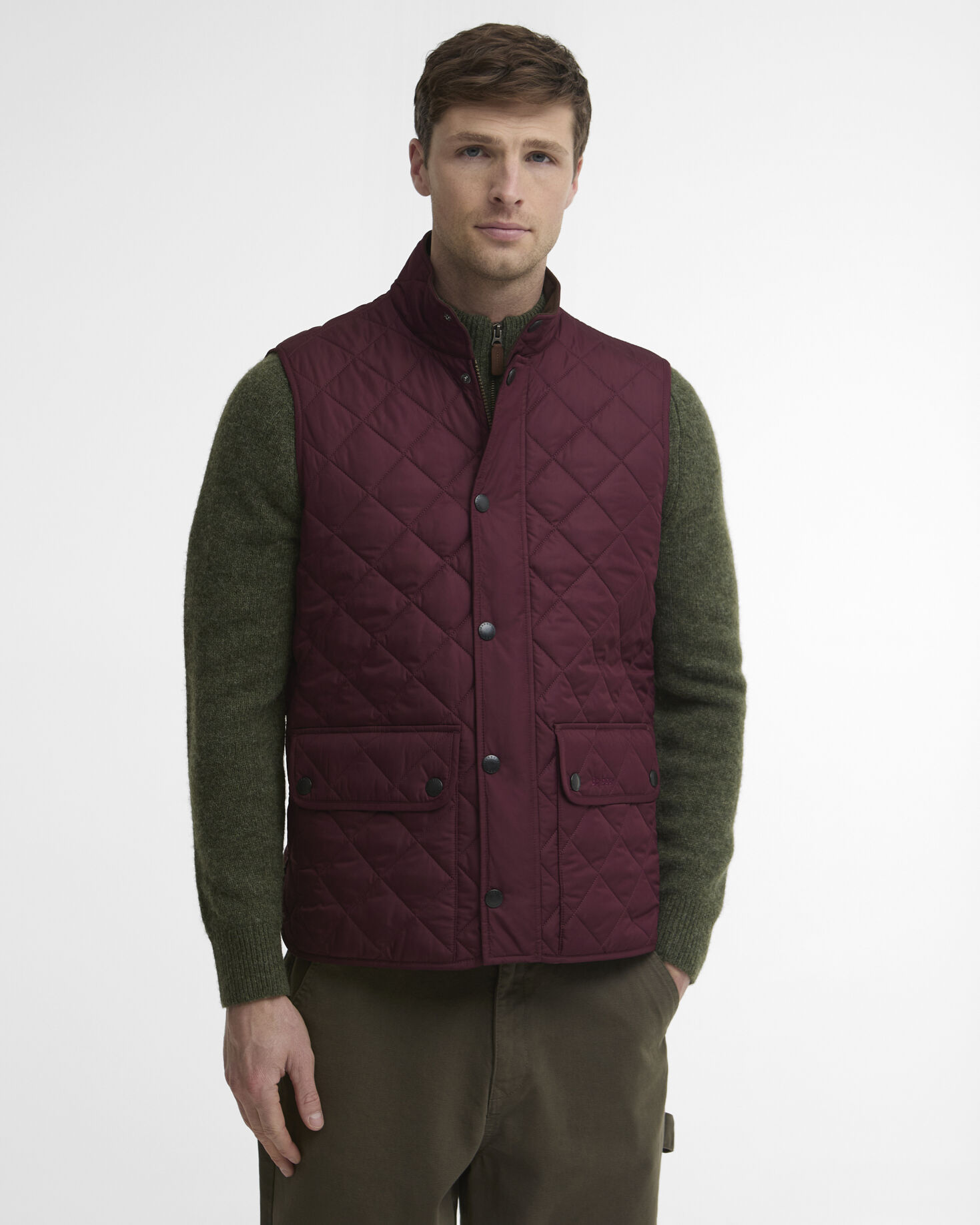 Lowerdale Gilet Bordeaux
