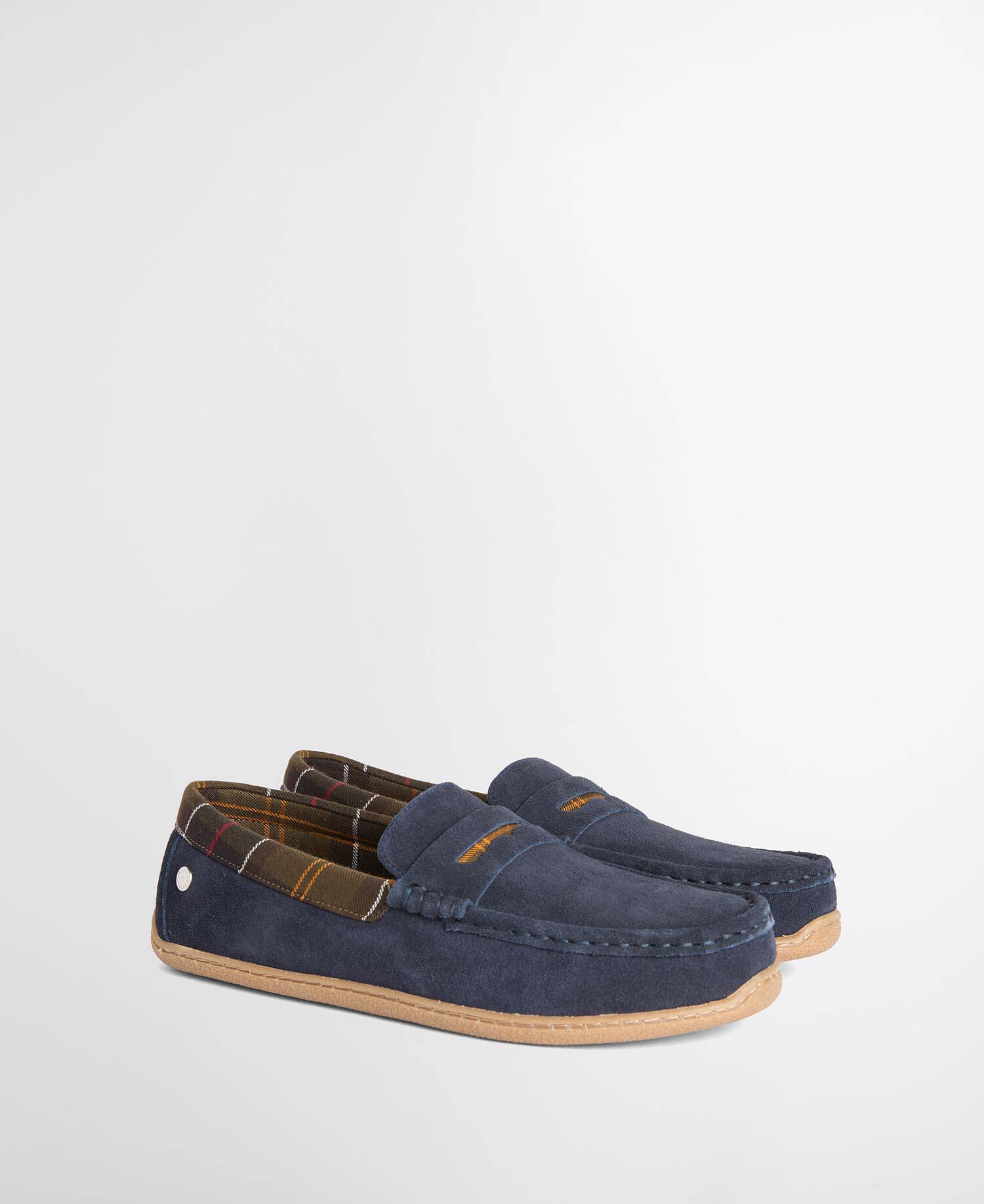 Albert Slippers Navy Suede image number 1