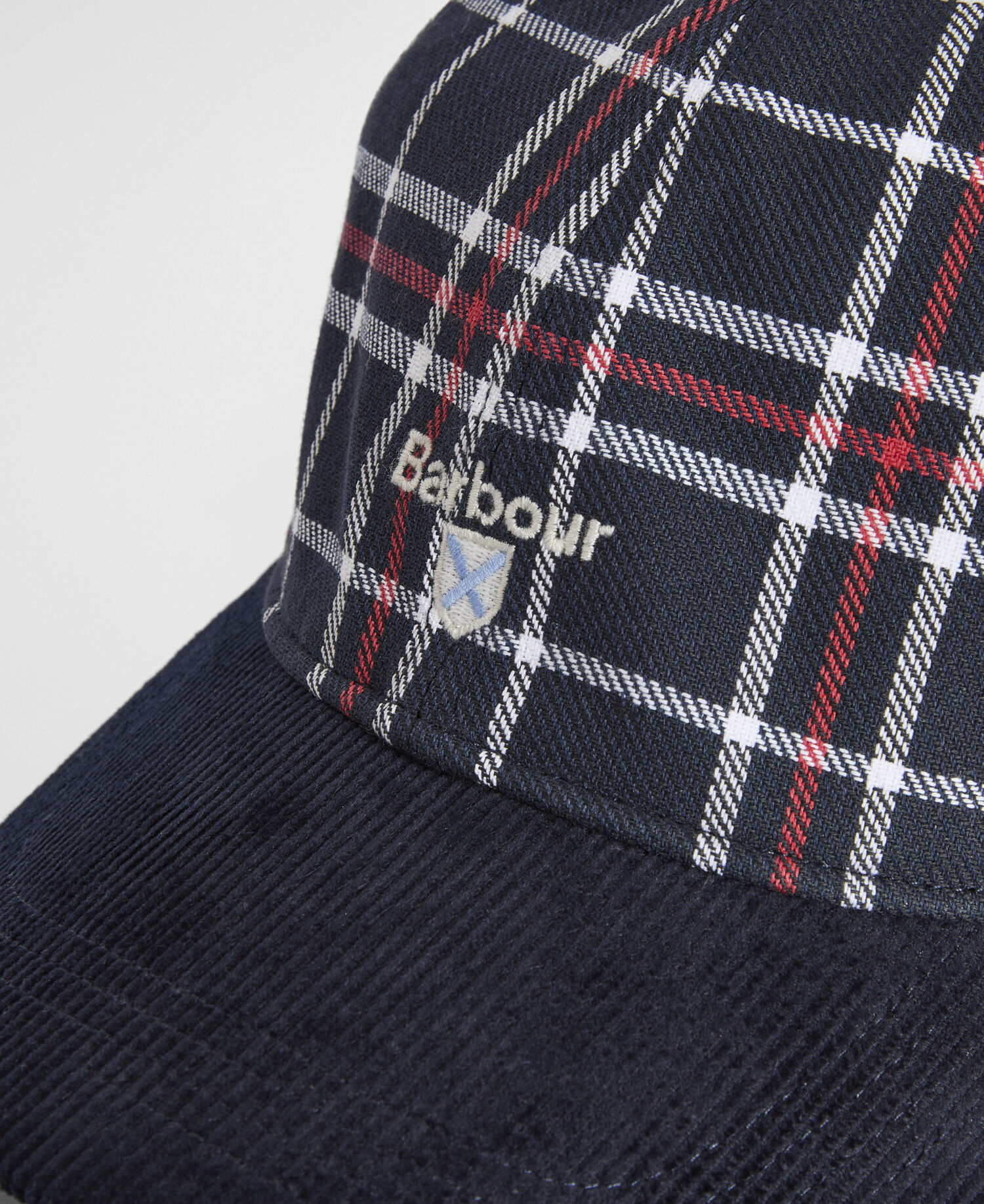 Benson Cap Navy/Red Check