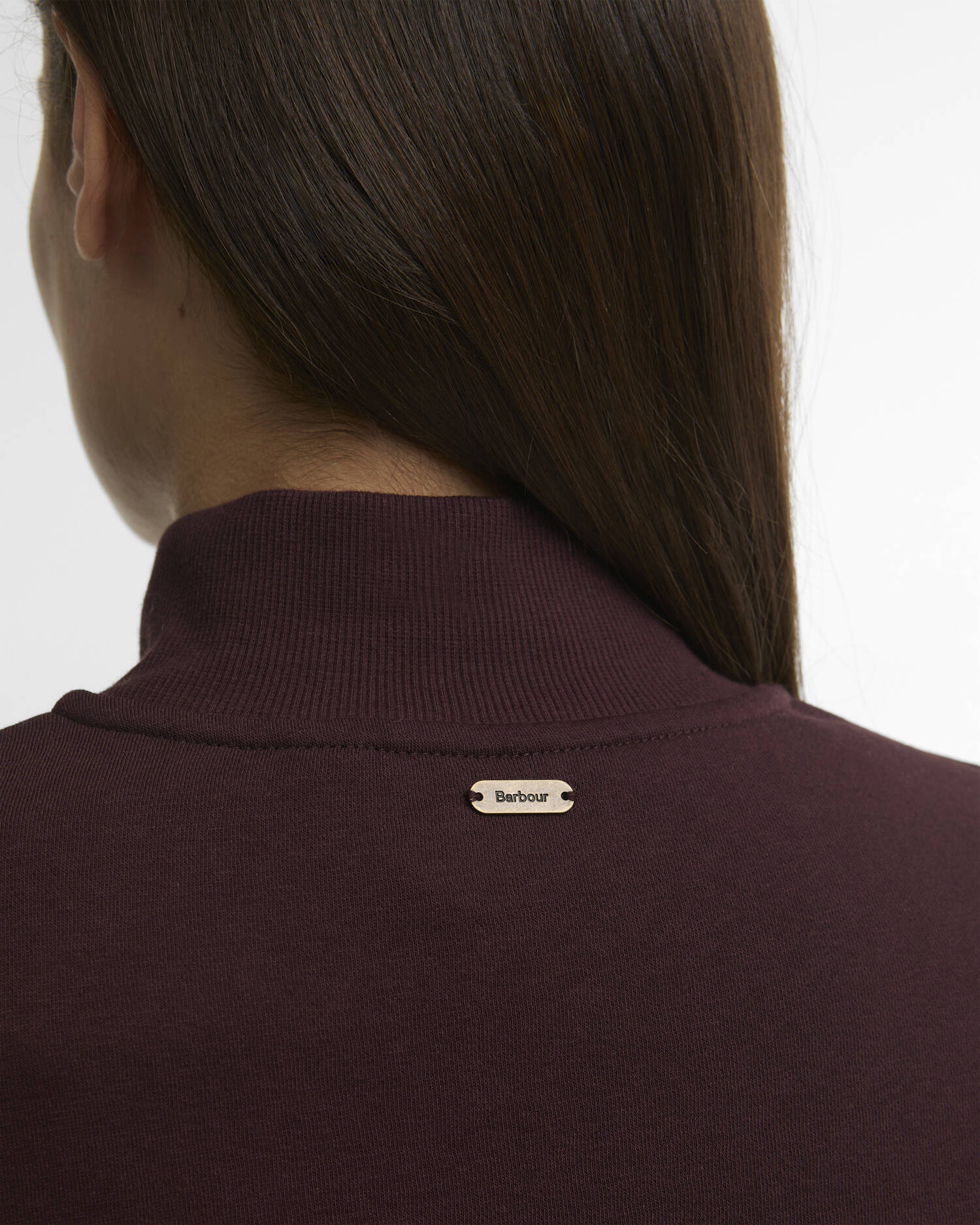 Cynthia Quarter-Zip Jumper Fig image number 4