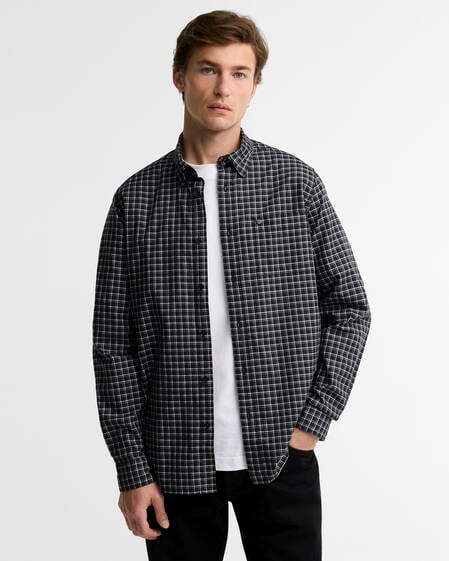 Hemd Malkin Tailored Black