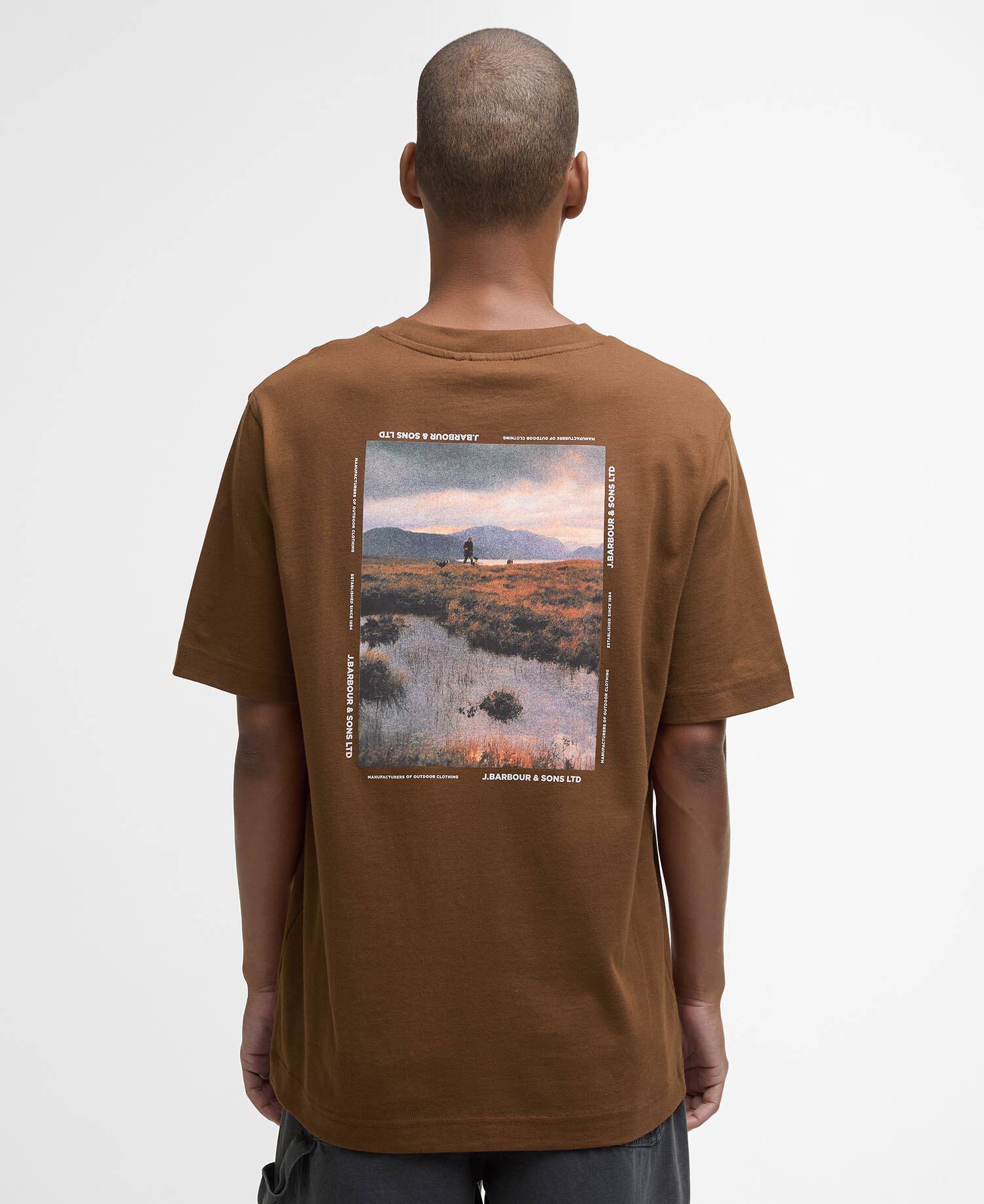 T-Shirt Parkend Photographic Relaxed Graphic Umber image number 2