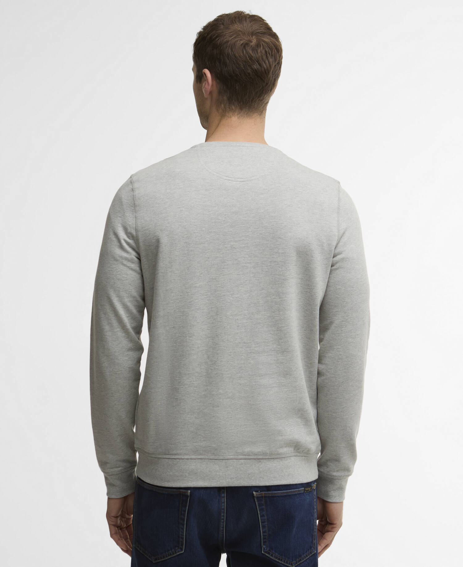 Berwick Crew Neck Jumper Grey Marl image number 2
