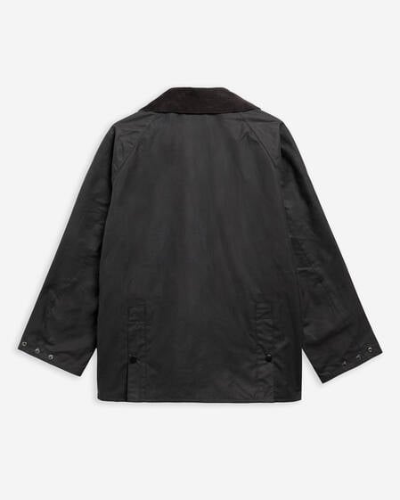 Oversized Bedale Waxed Jacket Classic Grey