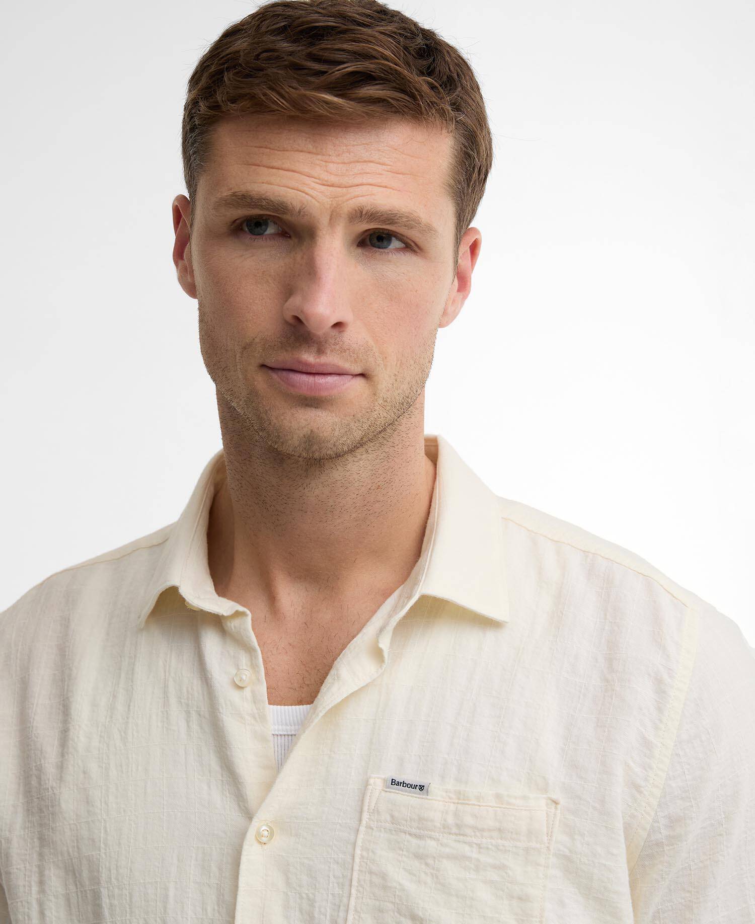 Kingswood Ripstop Short-Sleeved Shirt Whisper White image number 3