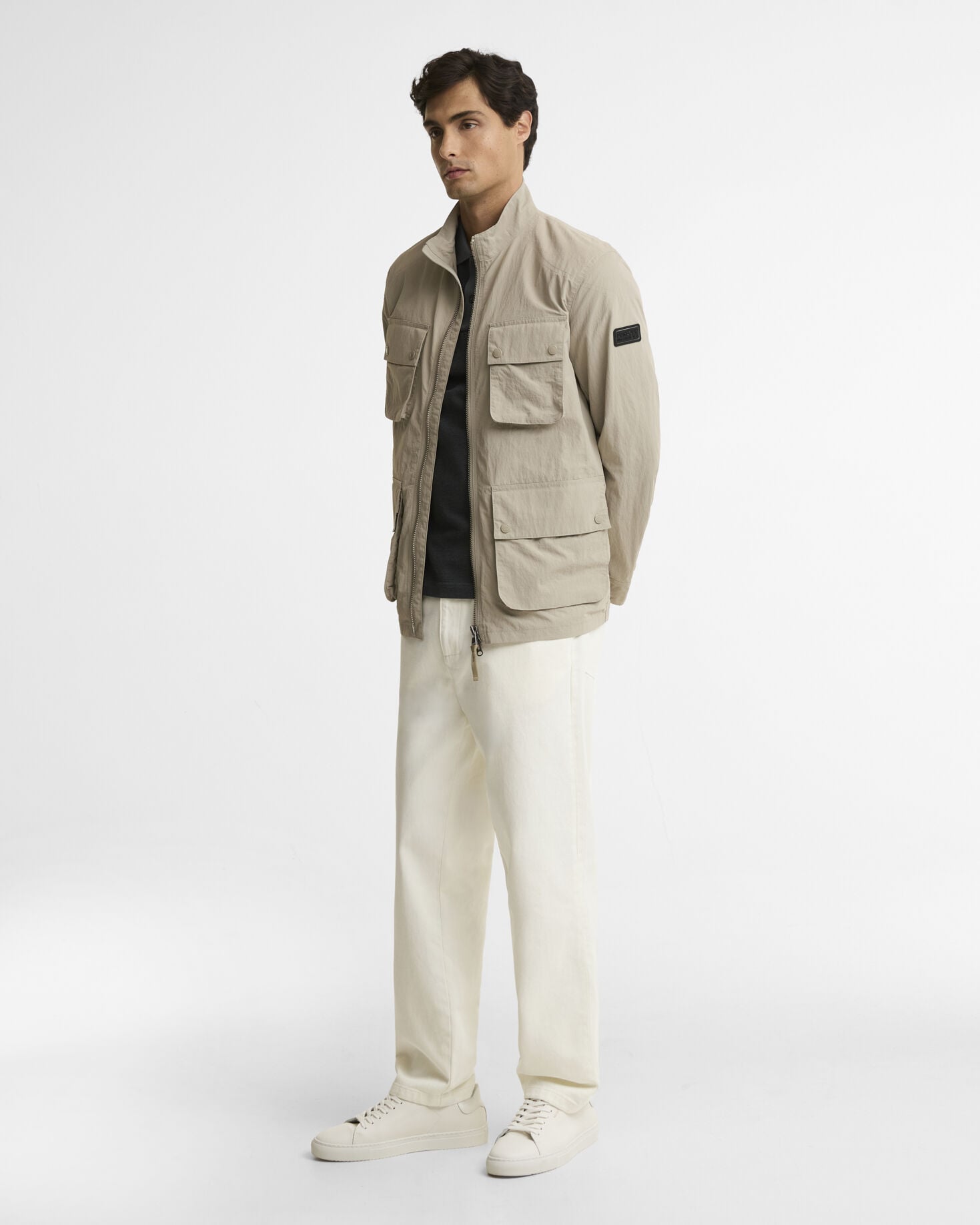Course Showerproof Jacket Concrete