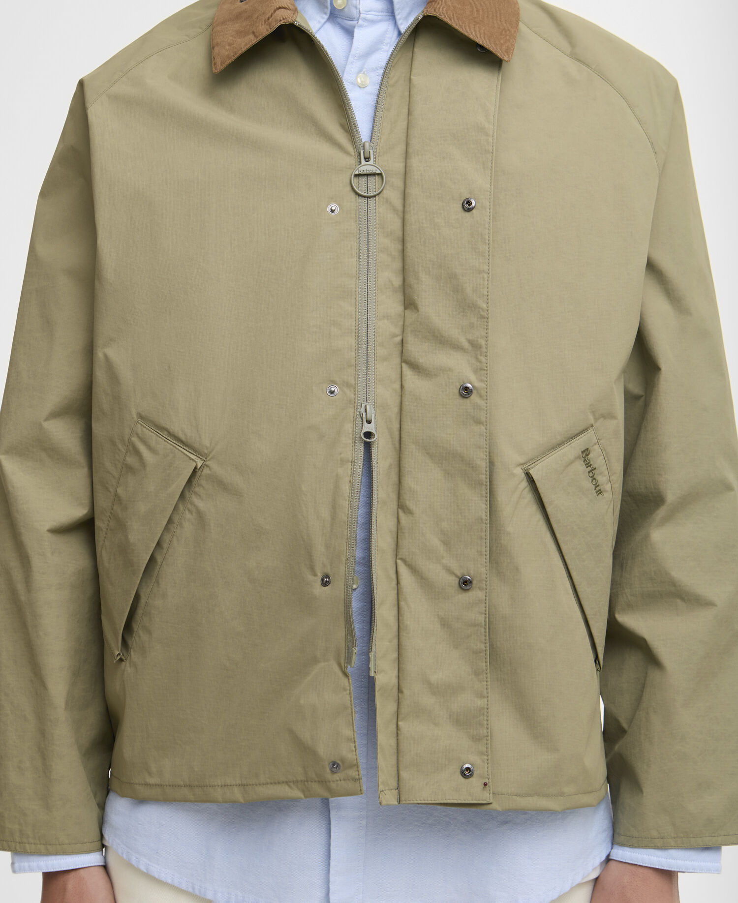 Giacca antipioggia Ripstop Transport Bleached Olive