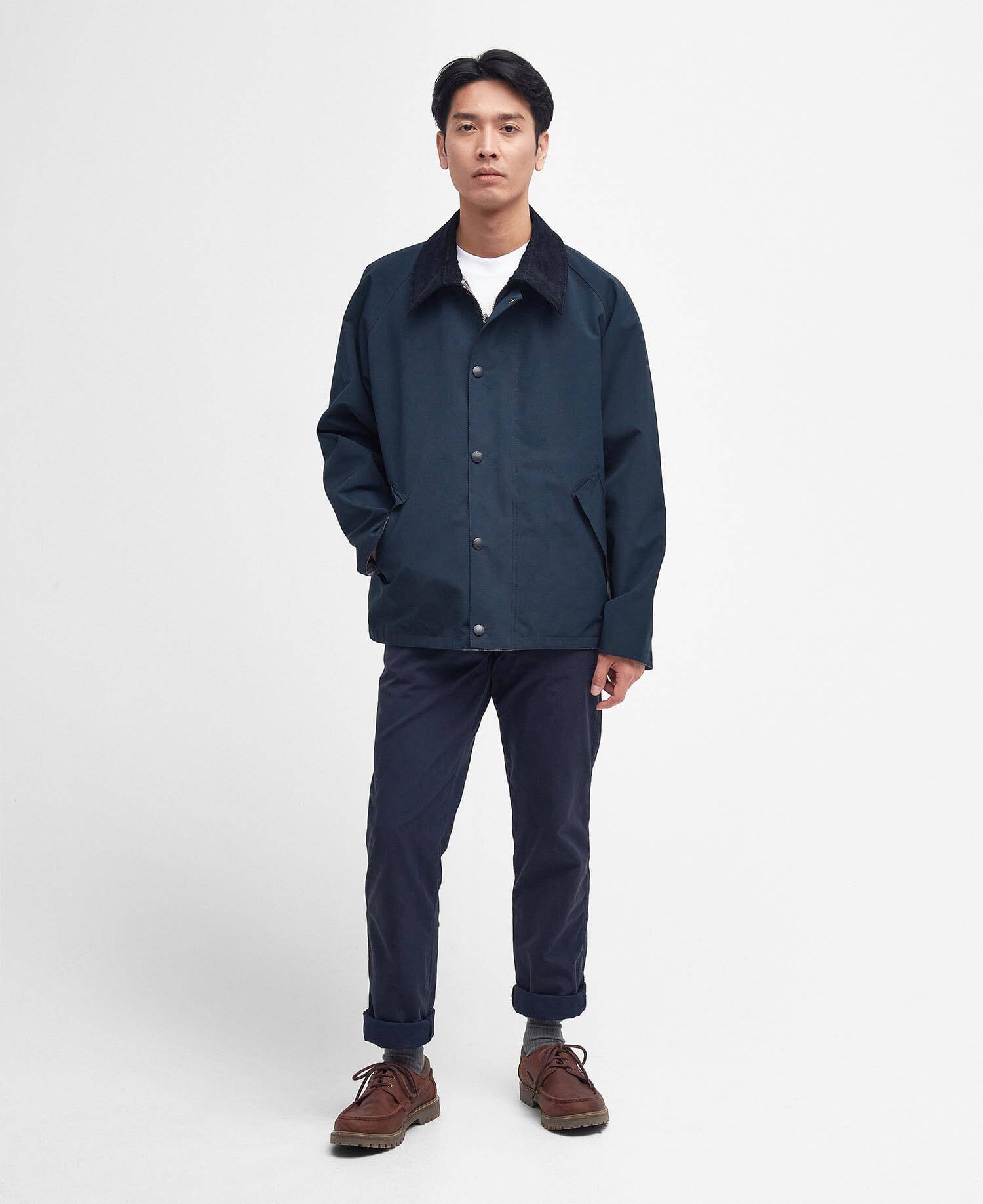 Oversized Reversible Transporter Jacket Navy-Dress image number 1