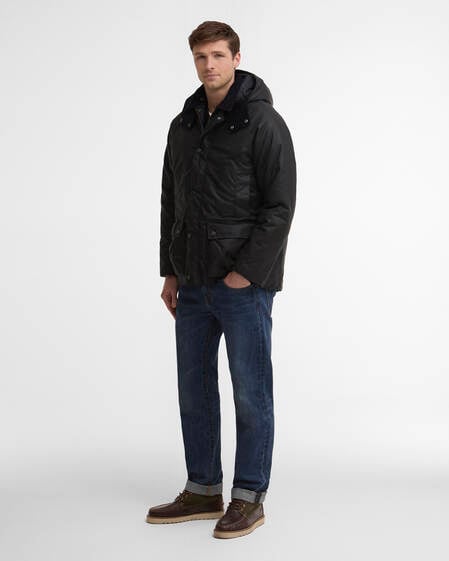 Modern Beaufort Waxed Jacket Navy/Shadow Classic