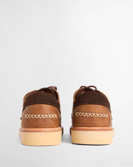 Murtun Moccasin Shoes Brown Leather