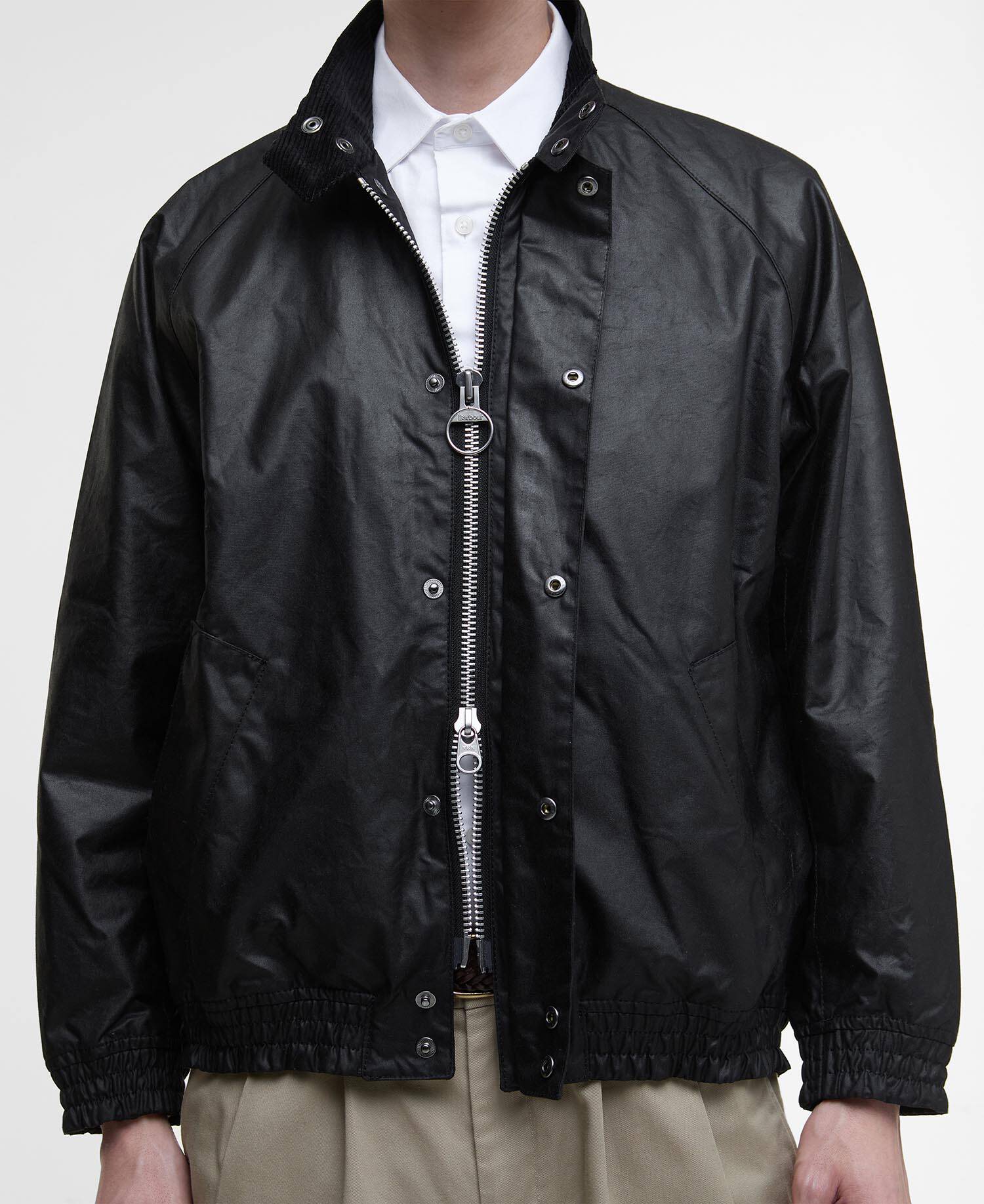 Blouson Transport Waxed Jacket Black image number 5