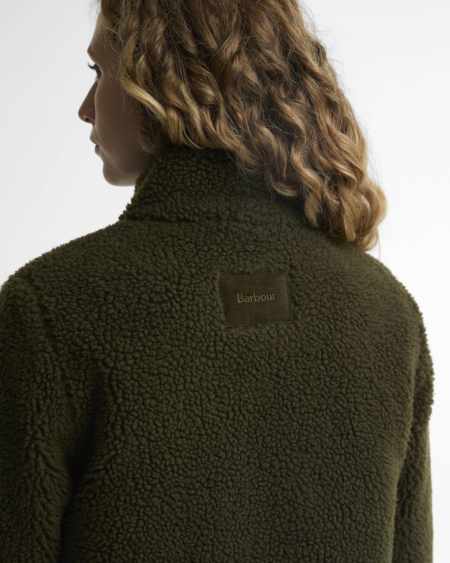 Barbour Fleecejacke Elenora Olive image number 4