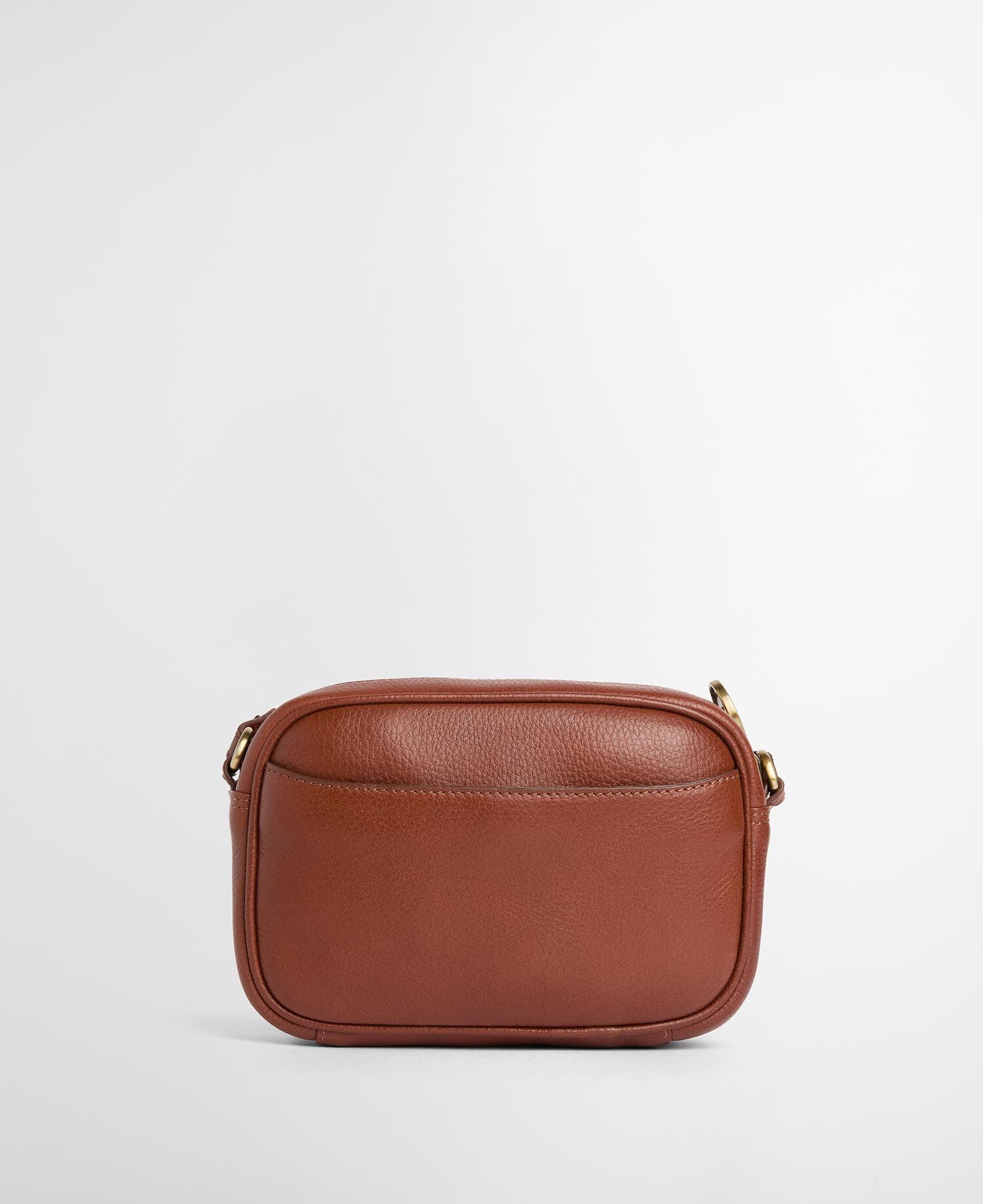 Daphne Mini Leather Crossbody Bag Brown