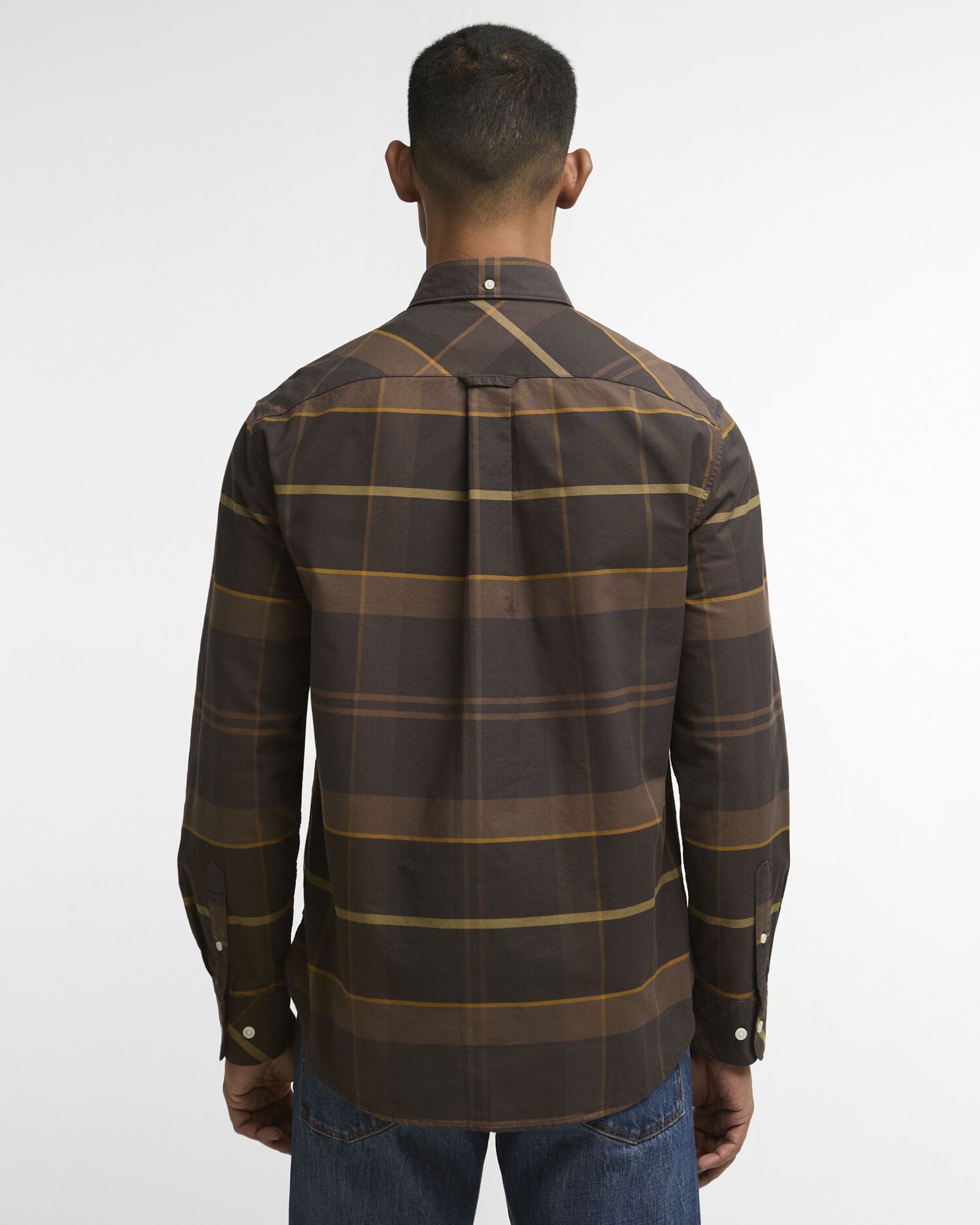 Mineral Tartan Dunoon Authentic-Fit Shirt Dried Bracken