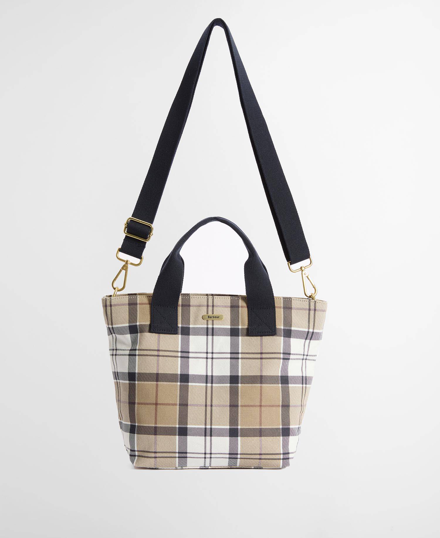 Borsa tote Maisy in tartan Rosewood Tartan image number 3