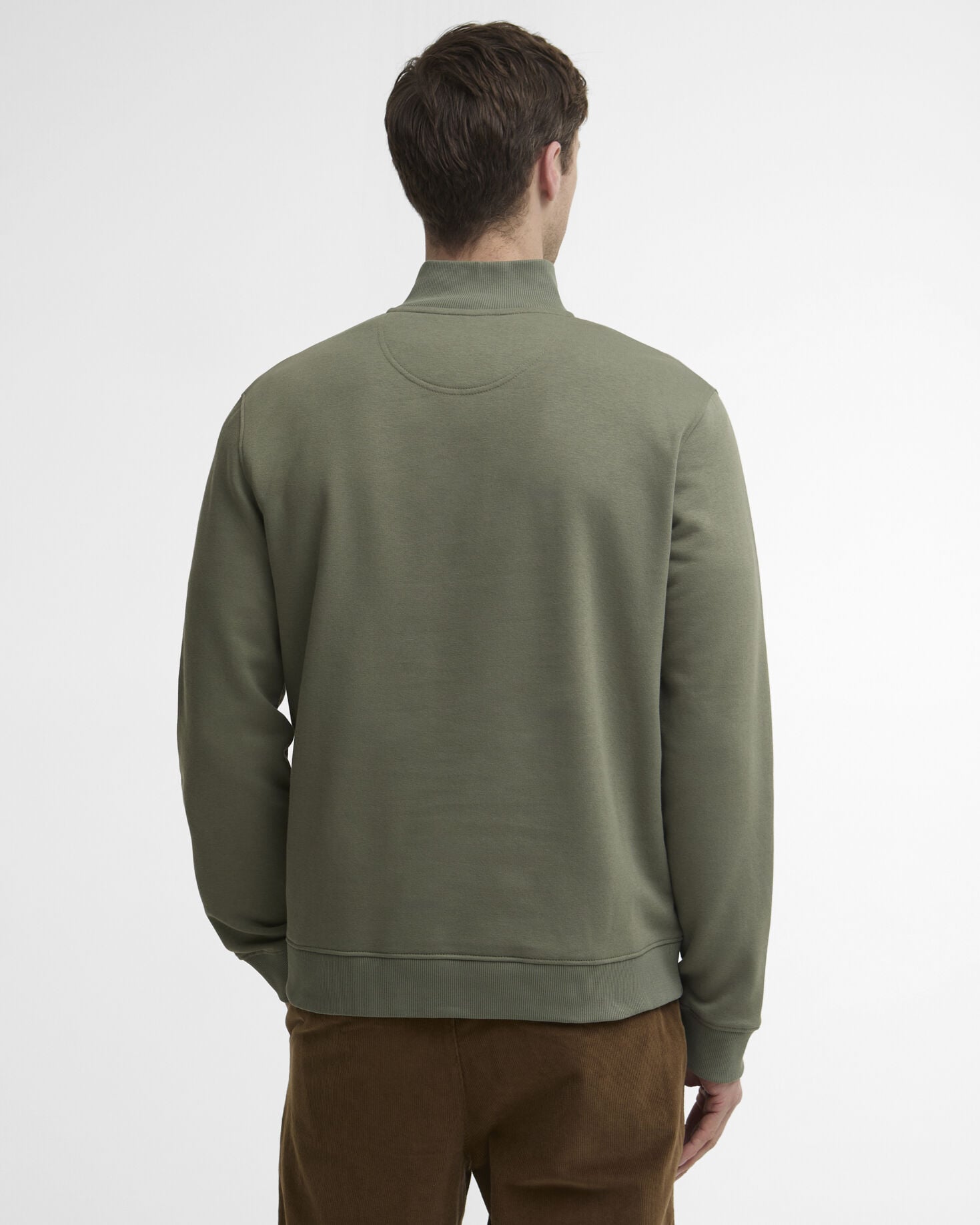 Barbour Sweatshirt Desmond Half-Zip Agave Green