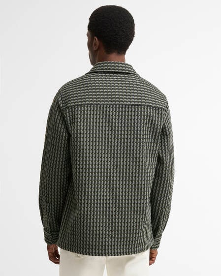 Emlyn Textured Overshirt Sage
