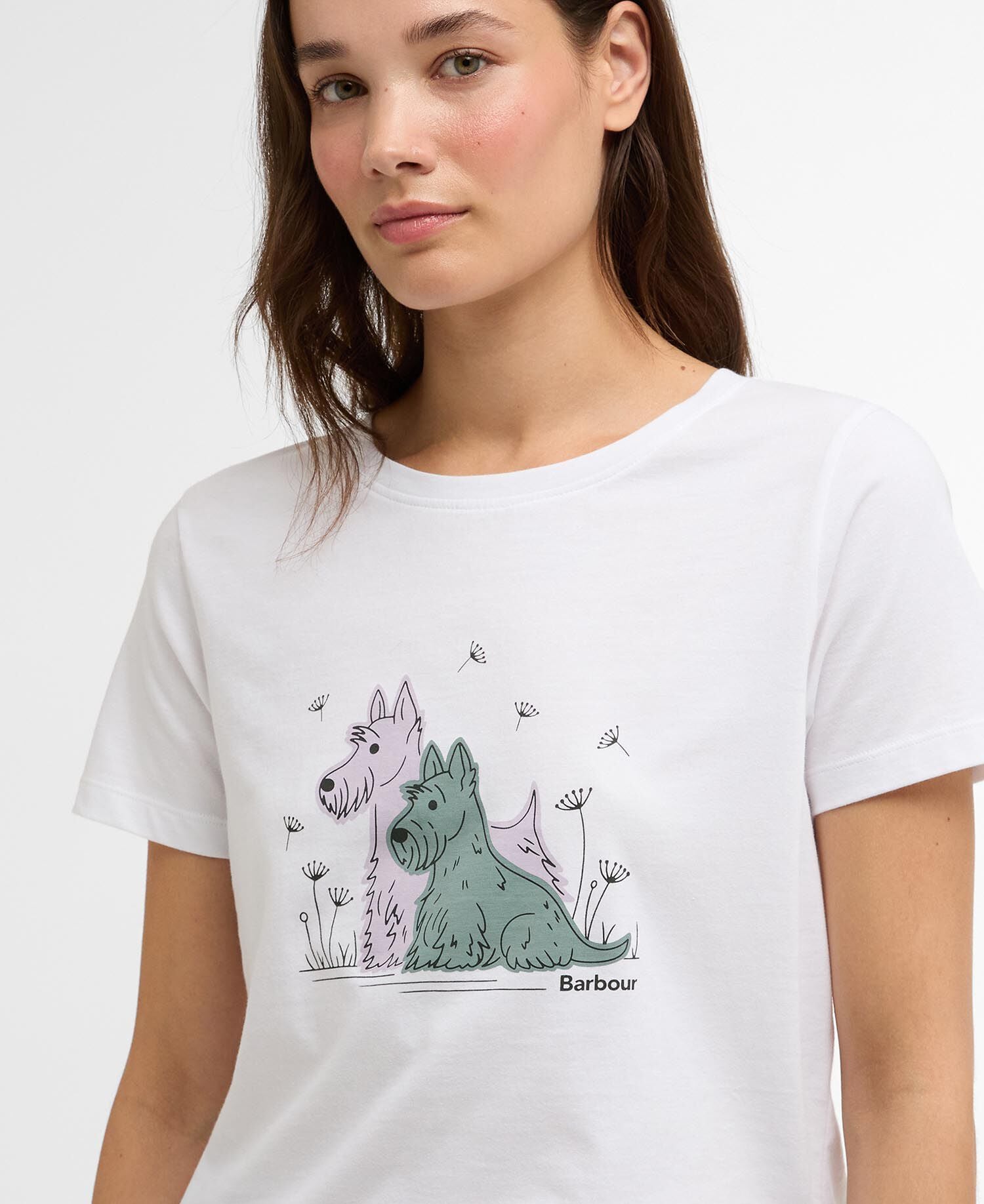 T-shirt Clover White