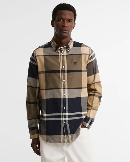 Iceloch Tailored Long-Sleeved Shirt Birchwood Dress Tartan