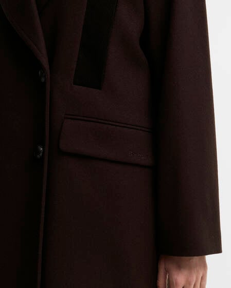 Vivian Wool Coat Rustic/Shadow Classic