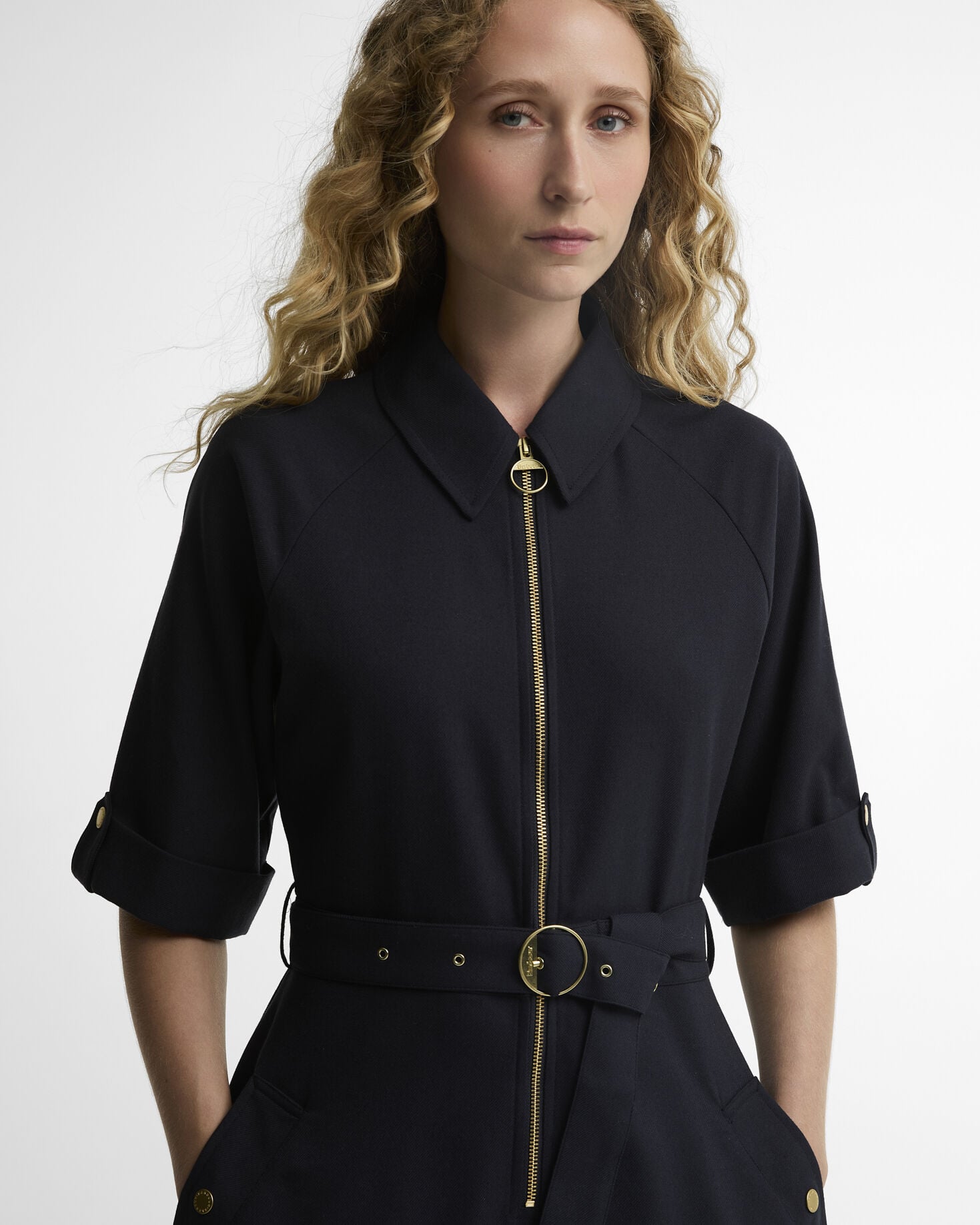 Arlene Midi Dress Dark Navy