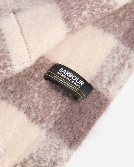 Branton Gingham Scarf Truffle Gingham