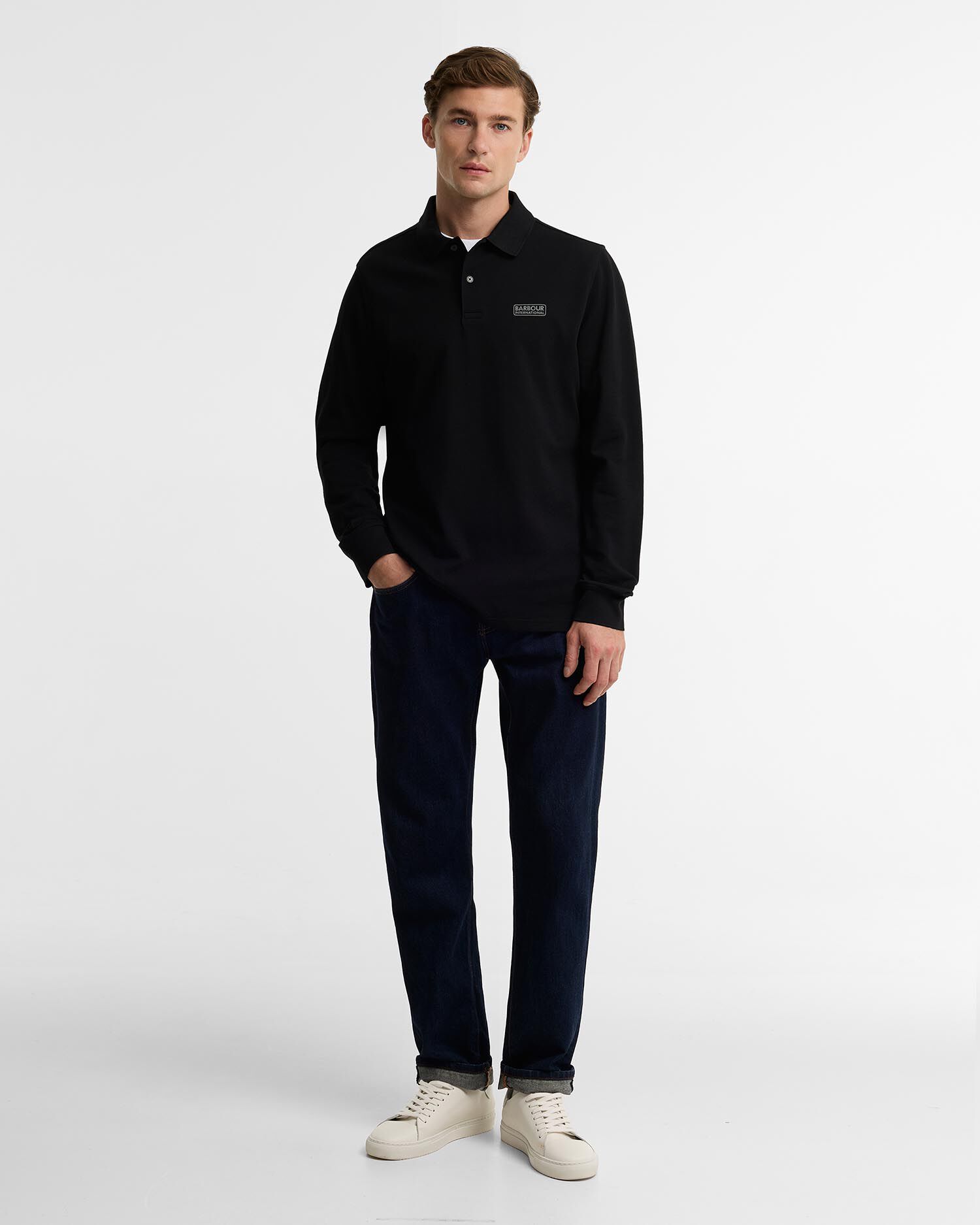 Polo Shirt Black-Pewter