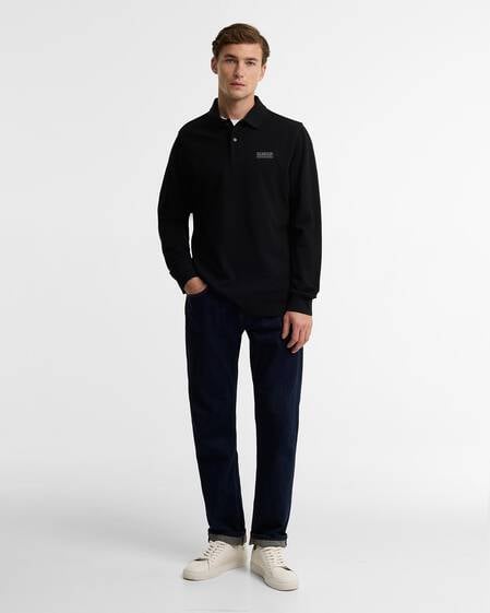 Polo Shirt Black-Pewter
