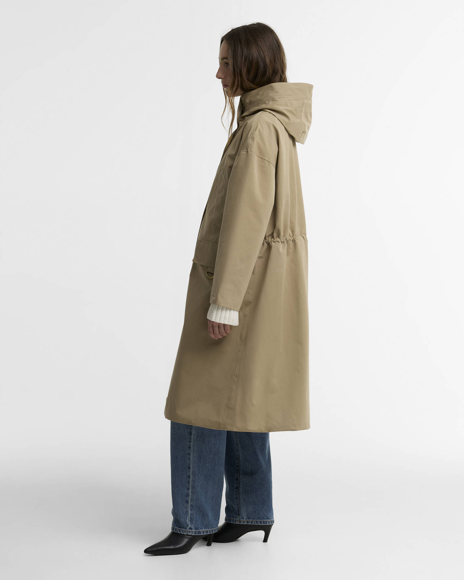 Stevie Waterproof Jacket Lt Trench/Birchwood Dress image number 1