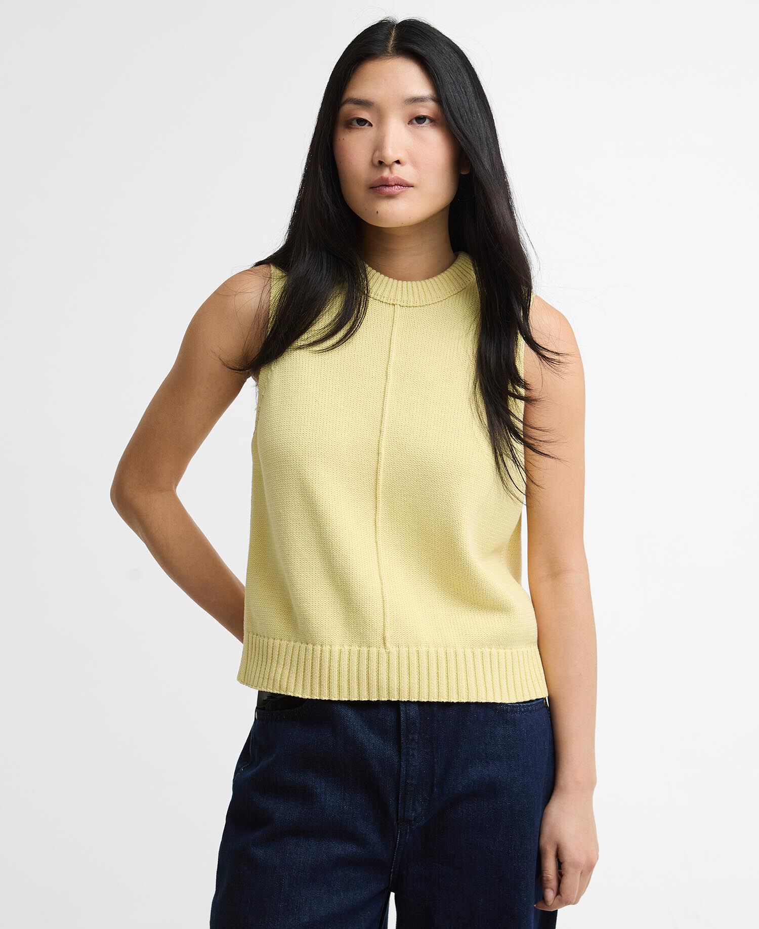 Avon Knitted Vest Soured Citrus