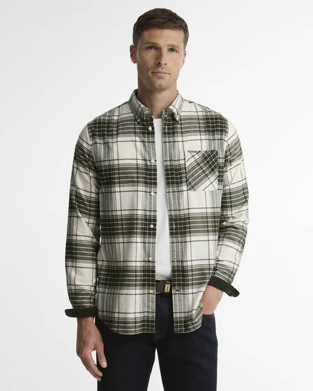 Embergate Tailored Long-Sleeved Shirt Olive