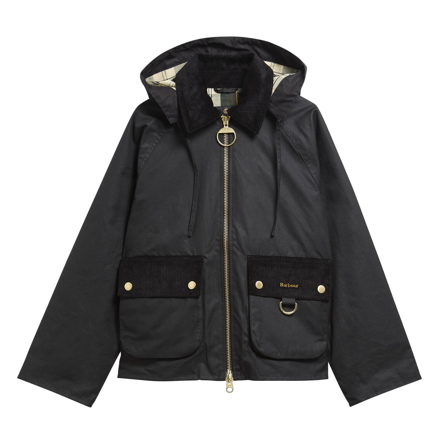 Carville Waxed Jacket Black/Ancient image number 0