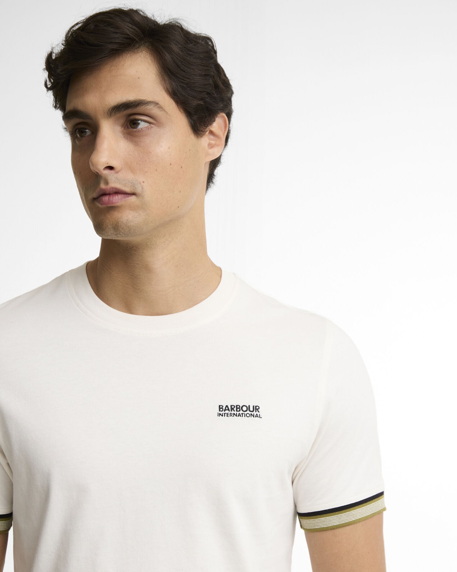 Newport Tipped T-Shirt Whisper White
