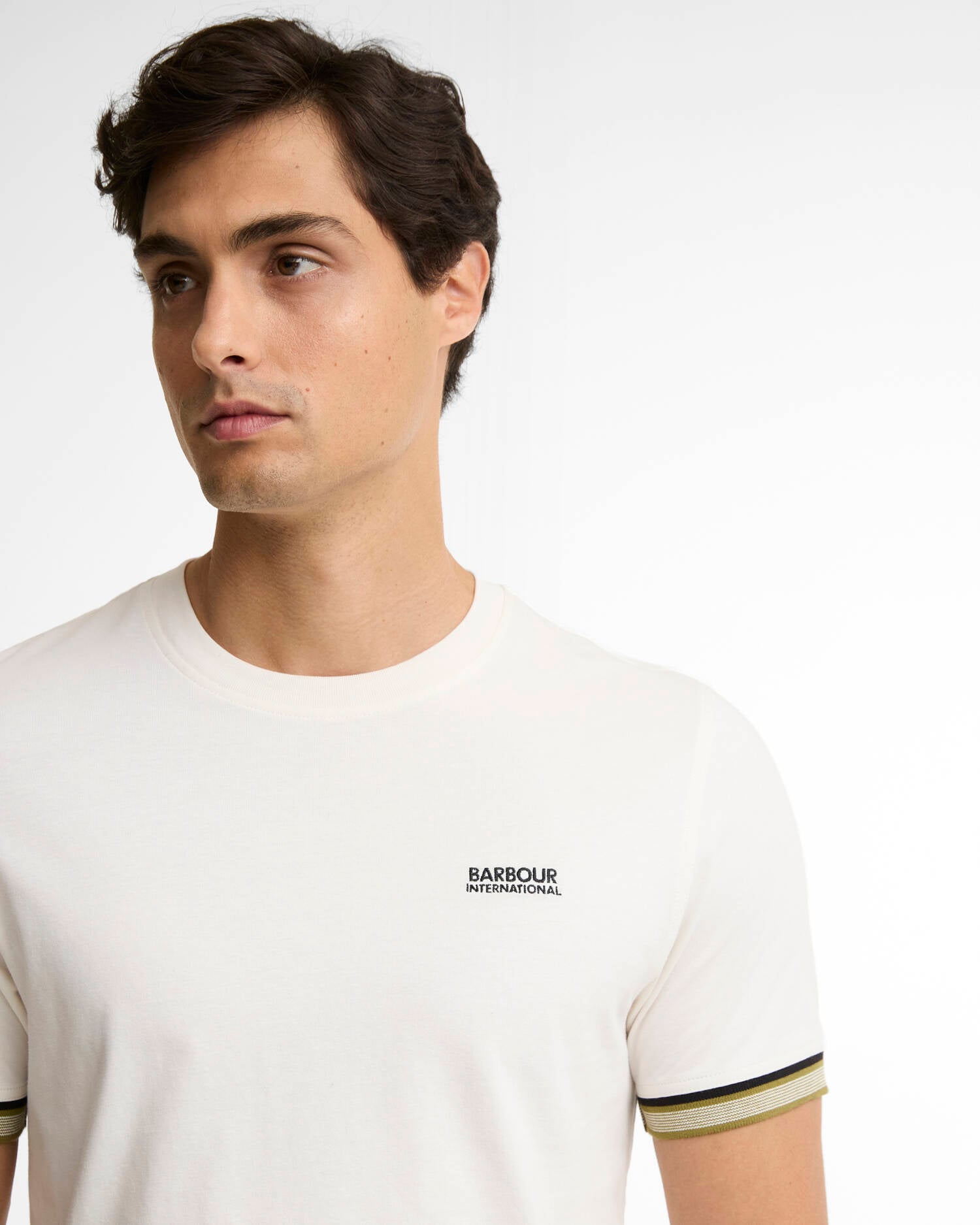 Newport Tipped T-Shirt Whisper White image number 3