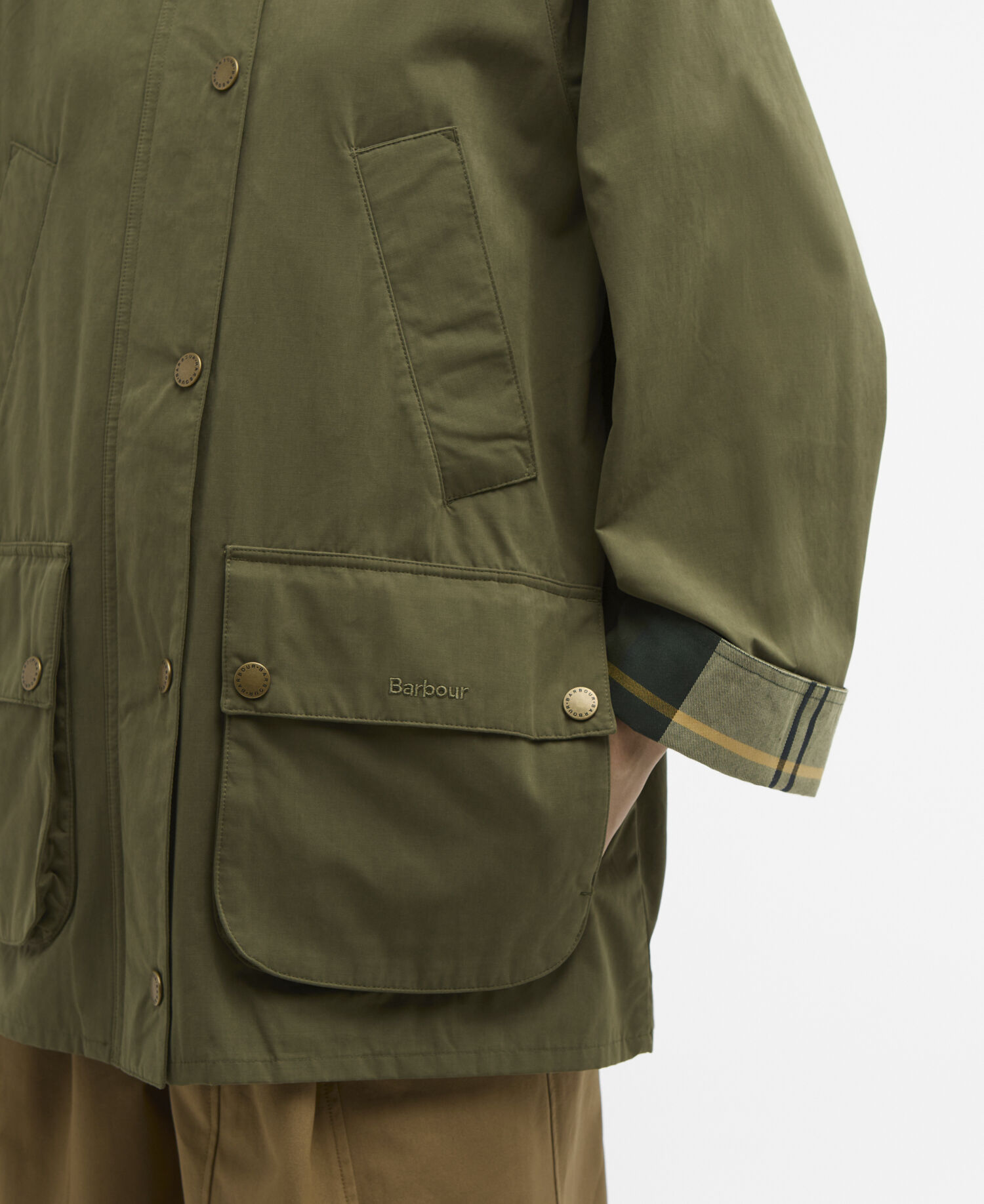 Giacca casual Glynis Burnt Olive/Ancient
