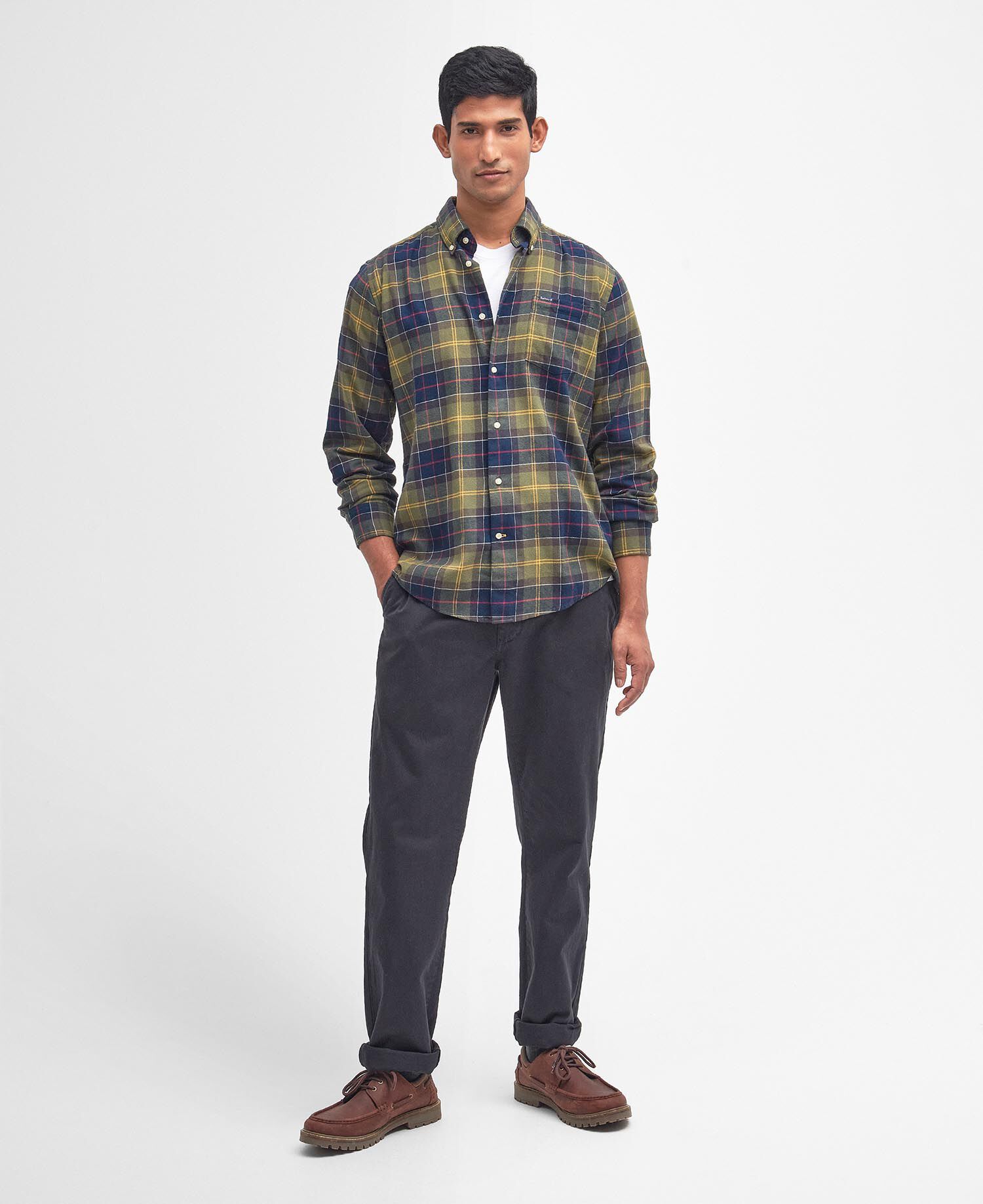 Fortrose Tailored Long-Sleeved Shirt Classic Tartan