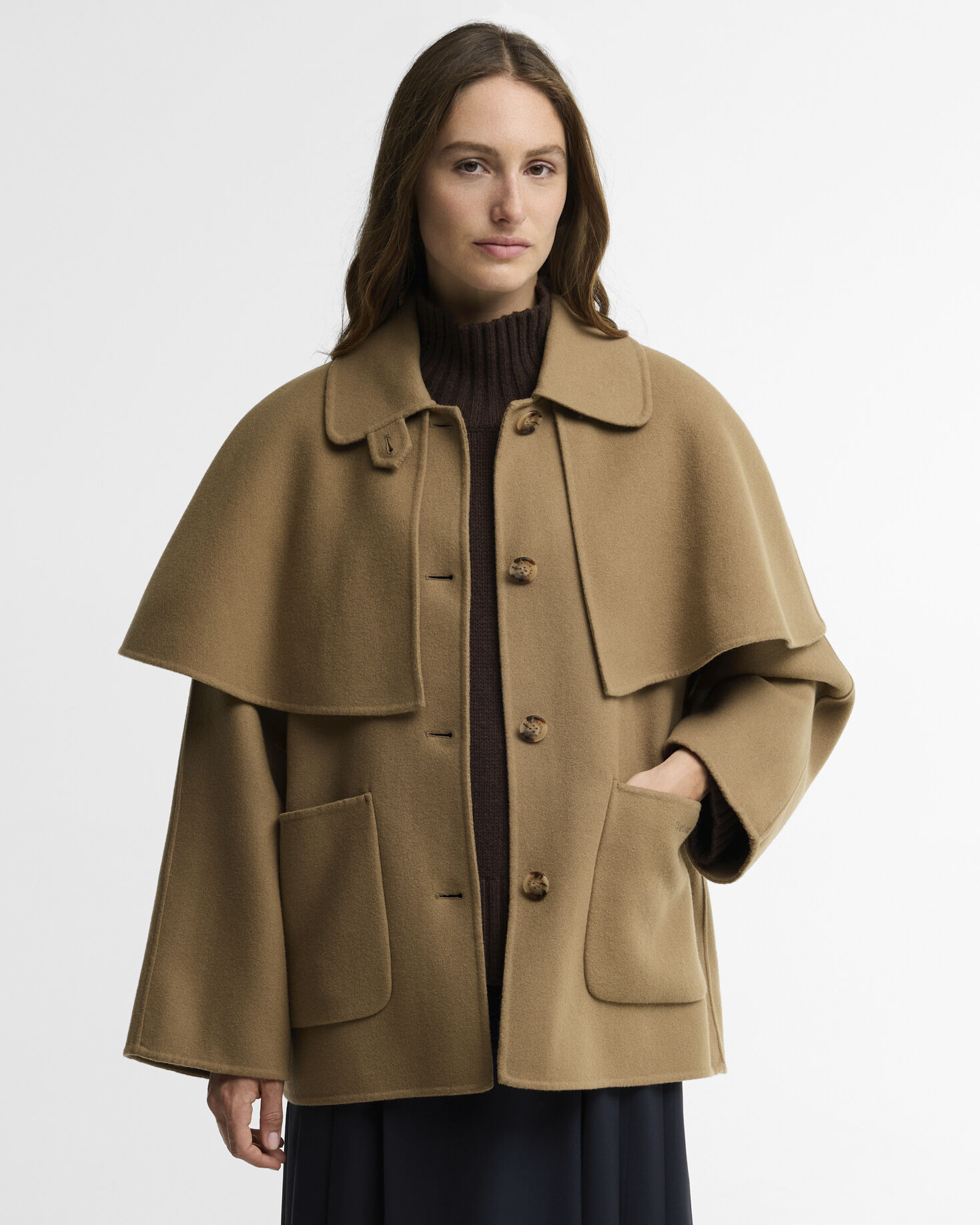 Barbour Wollmantel Aggy Warm Trench